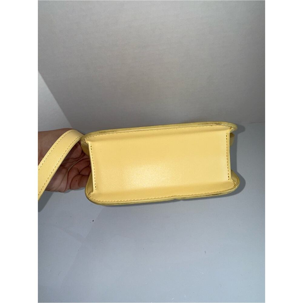 JW PEI Butter Yellow Structured Mini Shoulder Bag with Gold Tone Hardware - Picture 5 of 6